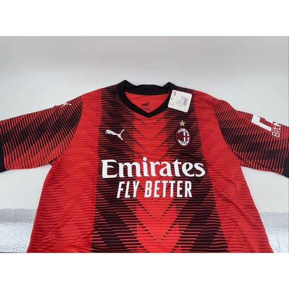 Puma Other - NWT MILAN 2022 2023 PUMA HOME FUTBOL SHIRT SOCCER JERSEY SIZE XL Blank Back